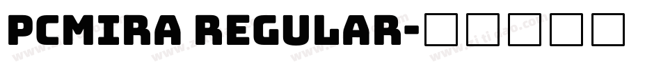 PCMIra Regular字体转换